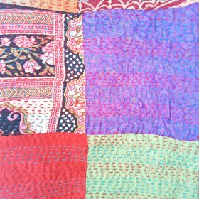 paisley kantha cotton scarf