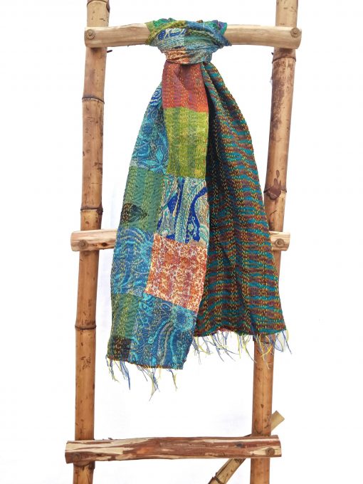 Bengal Reversible Kantha Scarf