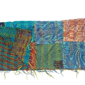 patchwork kantha quilting scarf