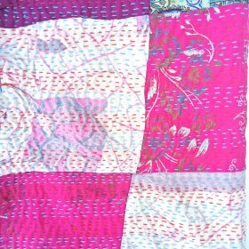 patchwork kantha indian scarf