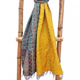 Multi Color Kantha Scarf