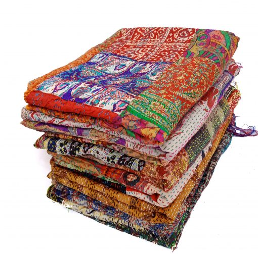 Vintage Kantha Scarf Lot