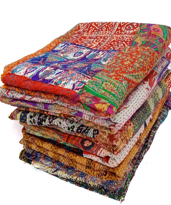 Vintage Kantha Scarf Lot