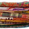 Indian Kantha Scarf Lot