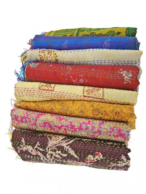 Handmade Kantha Scarf Lot