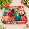 Indian Kantha Patchwork Floor Cushion - Image 2