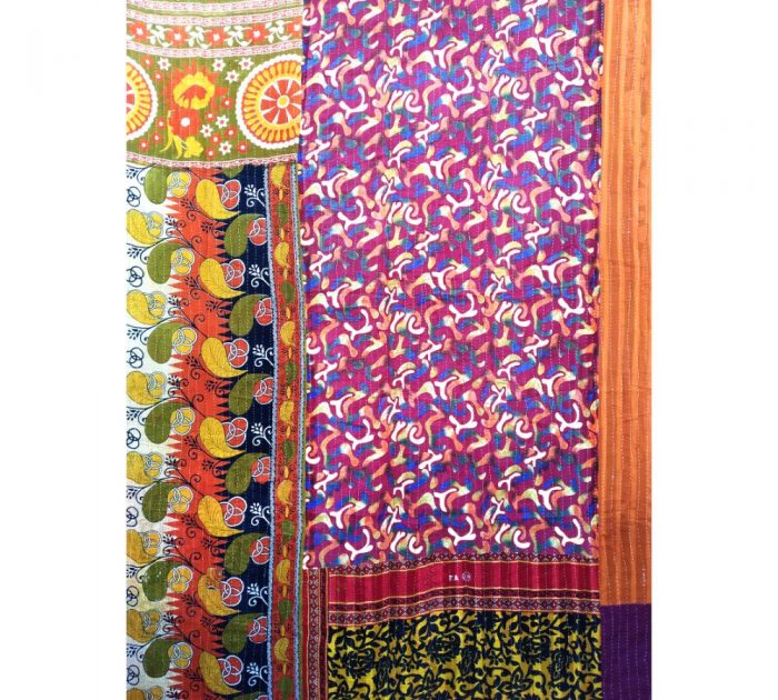 Vintage Kantha Quilts, Throw Blankets, Bedspreads & Wholesale Quilts