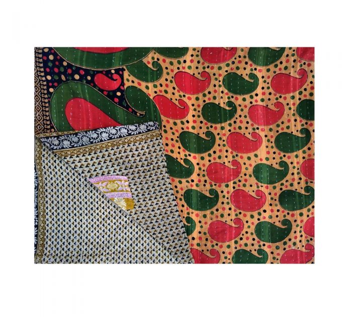 Vintage Kantha Quilts, Throw Blankets, Bedspreads & Wholesale Quilts