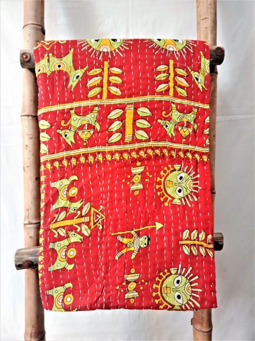Sun Moon Life Kantha Quilt