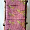 Multi Color Kantha Throw Blanket