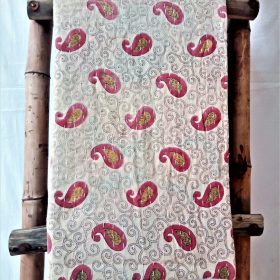 Paisley Handmade Kantha Quilt