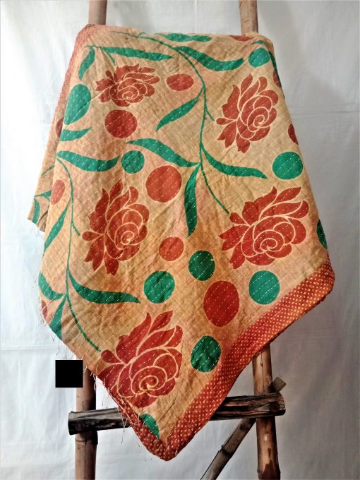 Floral Twin Kantha