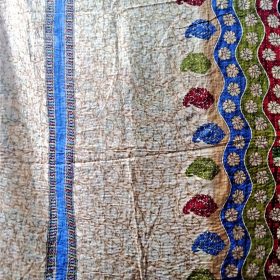 Boho Kantha Indian Quilt