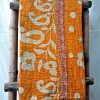 Paisley Polka Dot Indian Kantha Throw