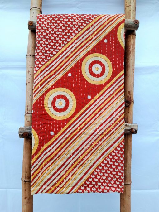 Exceptional Quality Handmade Vintage Kantha Throw