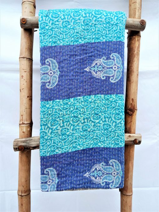 Artisan Homemade Indian Kantha Blanket