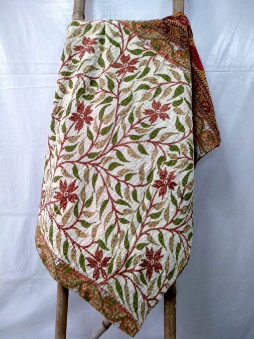 Leaf Floral cotton quilt