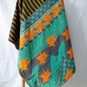 star Queen kantha quilt