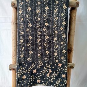 Black Constellation Vintage Kantha