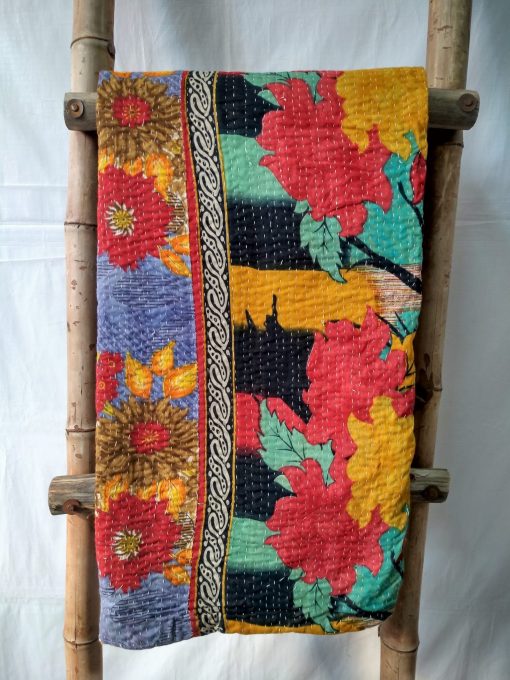 HeadWrap Indian Kantha Throw