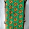 Emerald Green Vintage Kantha Blanket