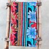 Modern Style Floral Kantha Quilt