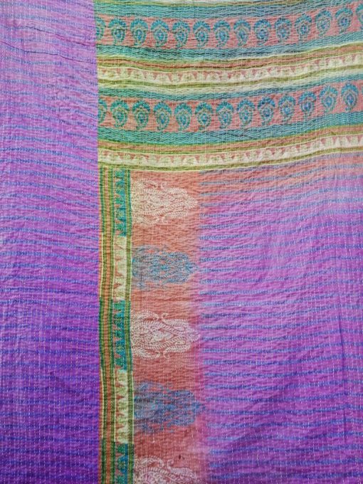 Indian Handmade Kantha Throw Polka Throw