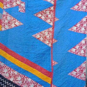 Wholesale Blue Kantha Twin Throw