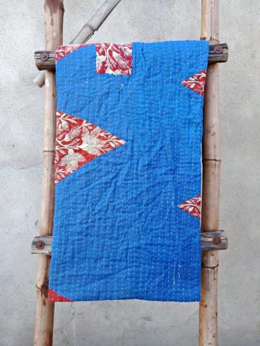 Vintage Kantha Twin Throw