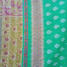 Circle Paisley Twin Wholesale Kantha Quilt