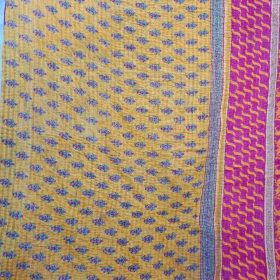 Handmade Twin Kantha Twin Quilt