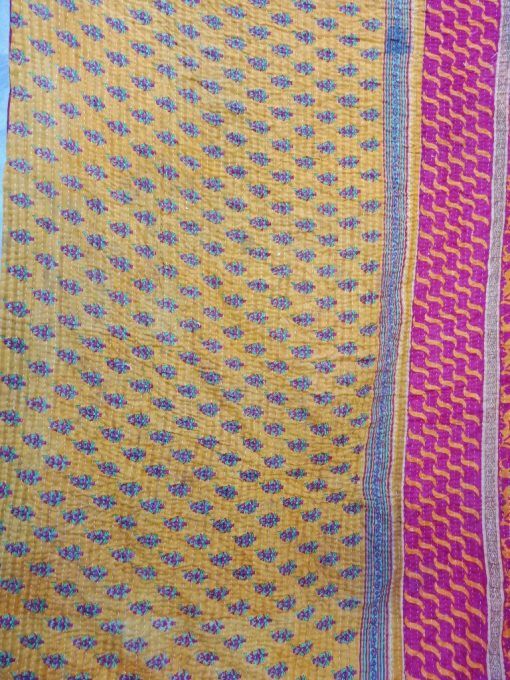 Handmade Twin Kantha Twin Quilt
