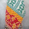 Leaves Floral Kantha Throw