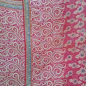 Designer Cotton Kantha Quilt Twin