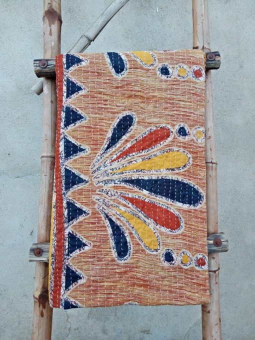 Bohemian Indian Kantha Quilt