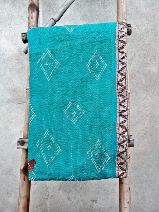 Vintage Kantha Quilt 6 Layered Exclusive Handmade Throw