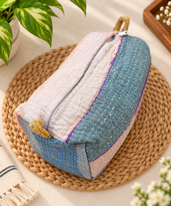 Kantha Toiletry Bag