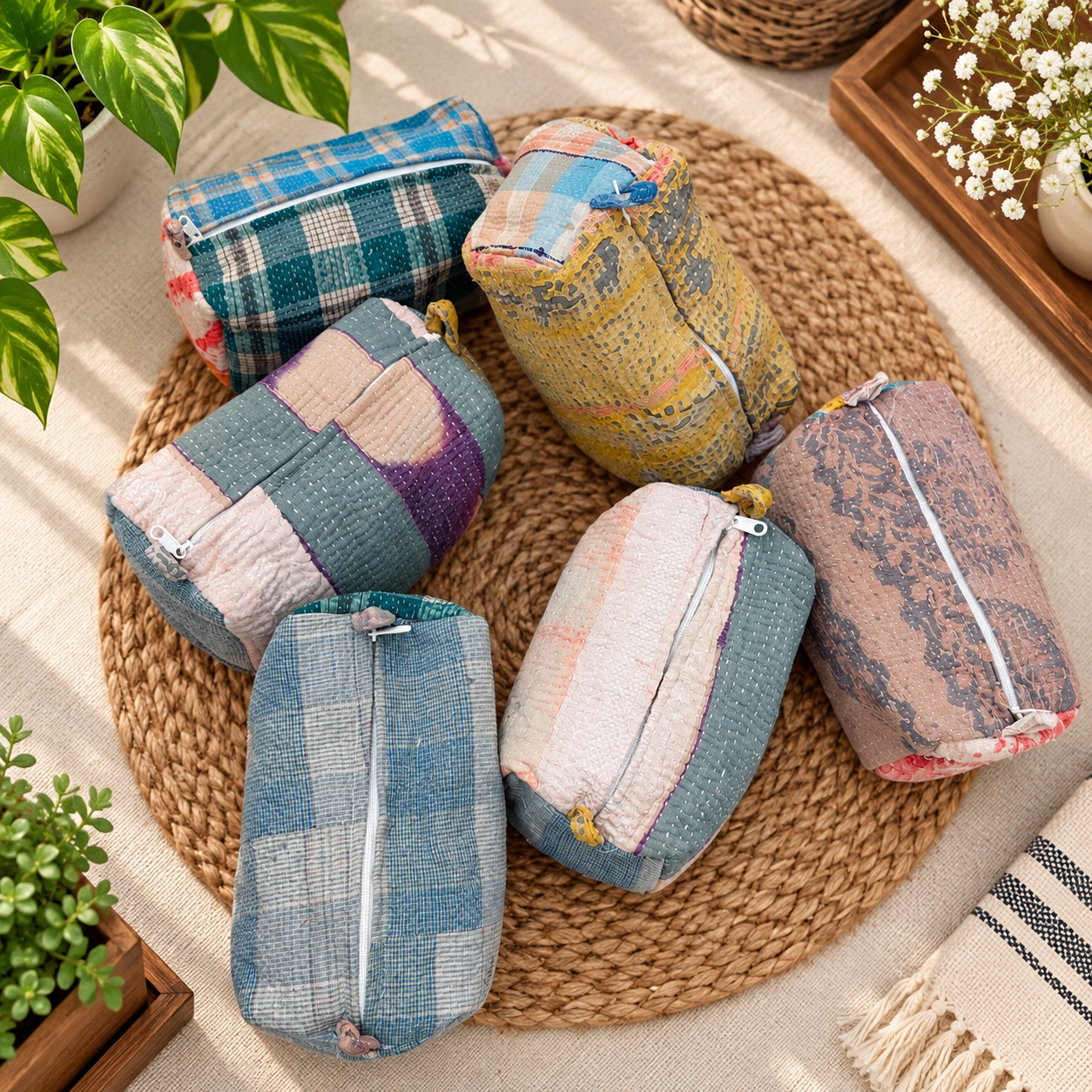Polka Dot Pouch Accessories Travel Pouch - Image 3