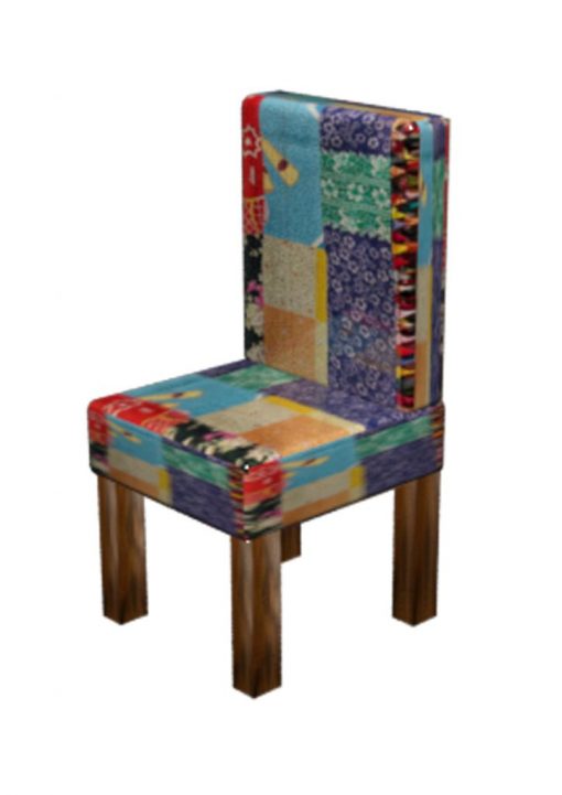 Patchwork Kantha Wooden Chair