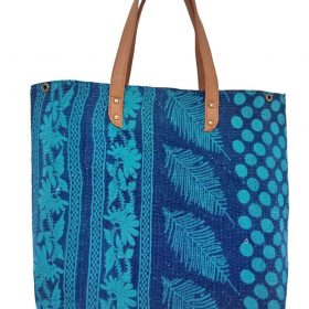 Kantha bags | Kantha Shopping Handbag by Vintage Kantha Quilts