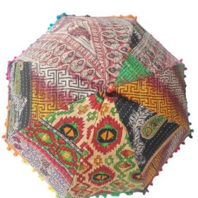 Indian Decor Kantha Umbrella