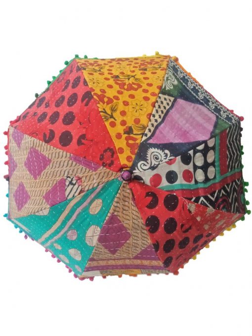Kantha Parasol Patchwork Quilted