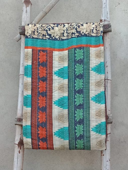 Sari Bohemian Kantha Quilt