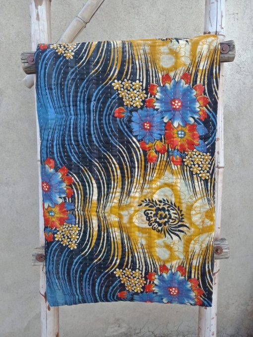 Cotton Vintage Kantha Quilt