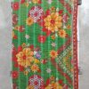 Designer Floral Vintage Kantha Throw