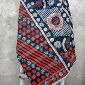 Homemade Floral Kantha Quilt