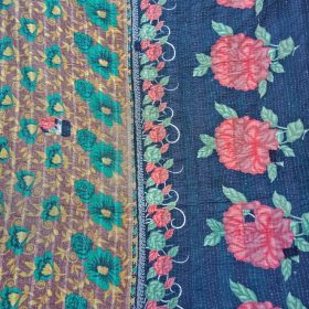 Cotton Rose Kantha