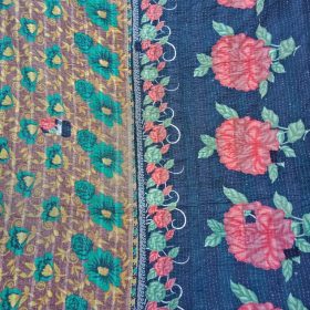 Cotton Rose Kantha