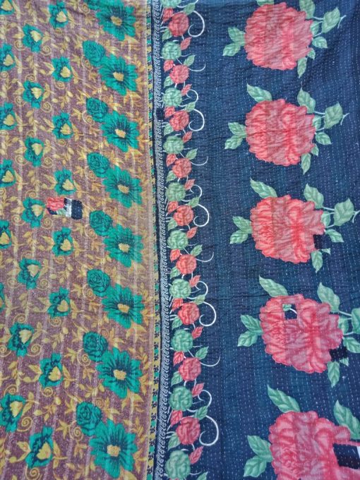 Cotton Rose Kantha