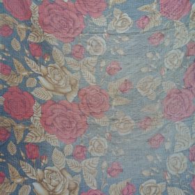 Roses Kantha Throw